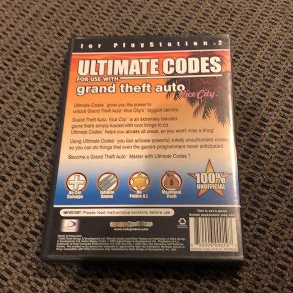 Not a game: ultimate codes for use with grand theft auto vice city - Picture 3 of 3